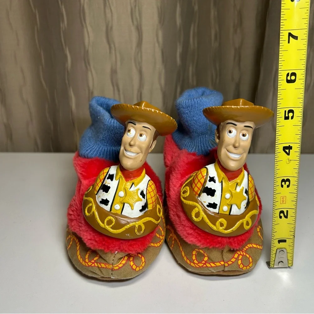 Vintage Disney Toy Story Hard Face Woody Toddler XL 11-12 Red Blue Brown